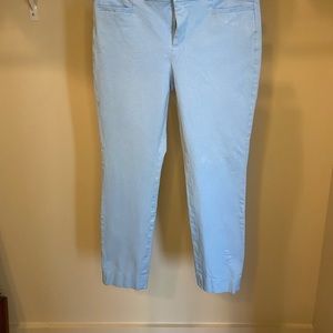 Banana Republic Blue stretchy work ankle pants